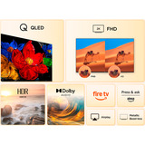 TCL 32SF560, QLED-Fernseher 81 cm (32 Zoll), schwarz, FullHD, Triple Tuner, Fire TV