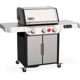 Weber Genesis SX-325s Smarter Gasgrill, Modell 2022 edelstahl, mit CRAFTED Basis-Rahmen und Sear Zone