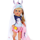 ZAPF Creation BABY born® Kapuzenhandtuch Set, Puppenzubehör 