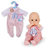 ZAPF Creation BABY born® Strampler Aprikose 36cm, Puppenzubehör 