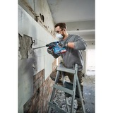 Bosch Akku-Bohrhammer GBH 18V-22 Professional, 18Volt, mit GDE 18V-12 blau/schwarz, 2x Li-Ionen Akku 4,0Ah, in L-BOXX