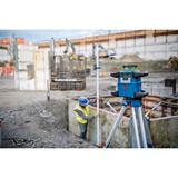 Bosch Akku-Rotationslaser GRL 650 CVHG Professional, 18Volt, mit Baustativ blau, Akku ProCORE18V 4,0Ah, Koffer, grüne Laserlinie