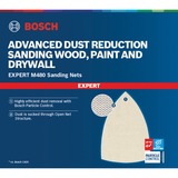 Bosch Professional Expert M480 Netzstruktur-Schleifblatt 100 x 150mm, K100 10 Stück, für Multischleifer