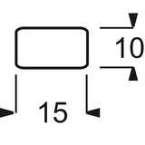 Busch-Jaeger Tastersymbol aws 2525 Nummer 214, Schalter weiß, Retail