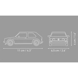 COBI Volkswagen Golf GTI (1976-1983), Konstruktionsspielzeug gelb, Maßstab 1:35