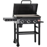 Char-Griller Flat Iron Griddle 3-Brenner, Gasgrill schwarz, Plancha mit 10,5 kW