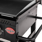 Char-Griller Flat Iron Griddle 3-Brenner, Gasgrill schwarz, Plancha mit 10,5 kW