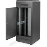 Digitus Netzwerkschrank Unique Serie - 600x600 mm (BxT), IT-Schrank schwarz, 26 Höheneinheiten