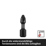 EINHELL  Impact-Bit-Set mit Metall- und Universalbohrern in M-CASE, 39-teilig, Bohrer- & Bit-Satz 