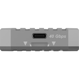 ICY BOX IB-1919M-C42 USB4 M.2 NVMe , Laufwerksgehäuse silber