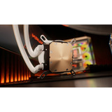 Krux HydroGlance 360 LCD White, Wasserkühlung weiß