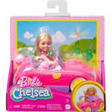 Mattel Chelsea und Teddybär Cabrio Spielzeugauto für Kinder, Puppe 