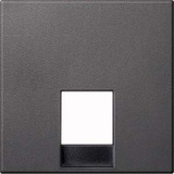 Merten Zentralplatte für Registered Jack 11 und Registered Jack 12 anthrazit, Retail