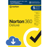 Norton 360 Deluxe, Sicherheit, Datensicherung-Software Deutsch, 12 Monate / 5 Geräte