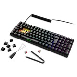 Sharkoon SKILLER SGK50 S2, Gaming-Tastatur schwarz, DE-Layout, Gateron Red