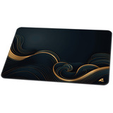 Sharkoon SKILLER SGP35 D2, Gaming-Mauspad schwarz/gold, Größe L