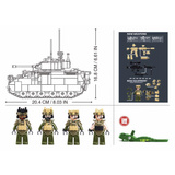Sluban ModelBricks M3A3S Bradley, Konstruktionsspielzeug 