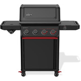 Weber Gasgrill Spirit EPX-435R Stealth  schwarz/rot, 13,78 kW, mit Sear Zone und Seitenbrenner, Modell 2026