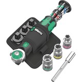 Wera 8009 Zyklop Pocket Set 2, 18-teilig, Bit-Satz schwarz/grün, Umschaltknarre für 3/8", 1/4"