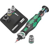 Wera 8009 Zyklop Pocket Set 2, 18-teilig, Bit-Satz schwarz/grün, Umschaltknarre für 3/8", 1/4"