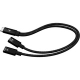 i-tec USB-C Kabel Splitter Audio/Daten, Adapter schwarz, Power Delivery 100W