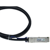 BlueOptics BlueLAN Direct Attach Kabel kompatibel zu Alcatel-Lucent QSFP-100G-C1M QSFP28 schwarz, 1 Meter