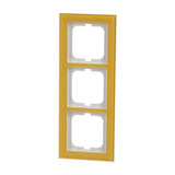 Busch-Jaeger Abdeckrahmen 3-fach, Abdeckung gelb, Retail