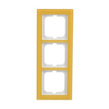 Busch-Jaeger Abdeckrahmen 3-fach, Abdeckung gelb, Retail