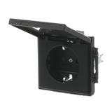 Busch-Jaeger Schutzkontaktsteckdose Einsatz schwarz, Retail