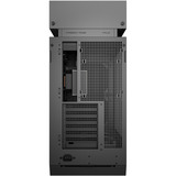 DeepCool CL6600, Tower-Gehäuse schwarz/holz, Tempered Glass