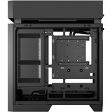 DeepCool CL6600, Tower-Gehäuse schwarz/holz, Tempered Glass