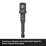 EINHELL KFZ-Impact-Stecknuss- und Bit-Set in XL-CASE, 32-teilig, Bit-Satz 