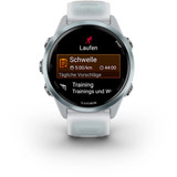 Garmin Forerunner 570, Smartwatch weiß/hellblau, 42 mm, Silikon-Amband