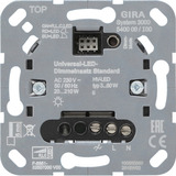 Gira Universal-LED-Dimmeinsatz Standard, Schalten und Dimmen von LED- und Halogenlampen, Dimmer Retail