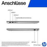 HP 17-cp3284ng, Notebook silber, AMD Ryzen 7 7730U, AMD Radeon Graphics, 16 GB DDR4, 1 TB (1 TB SSD), ohne Betriebssystem