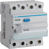 Hager Fehlerstromschutzschalter vierpolig sechs kiloampere vierzig ampere dreißig milliampere Typ A, Sicherheit Retail