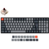 Keychron K4 Version 2, Gaming-Tastatur schwarz/grau, DE-Layout, Gateron Brown, Hot-Swap, RGB