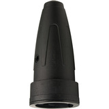 Merten Gummi-Kupplung 2-polig mit bruchgeschütztem Einsatz für Leitungen bis 3x2,5 mm² schwarz, Retail