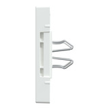 Merten Zentralplatte für Signalgeber aus Thermoplast glänzend weiß, Retail