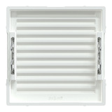 Merten Zentralplatte für Signalgeber aus Thermoplast glänzend weiß, Retail