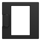 Merten Zentralplatte matt Uni-Temperaturregler Typ MEG5775-0403 für System M Thermostat schwarz (matt), Retail