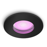 Philips Hue White & Color Ambiance Xamento Einbauspot, LED-Leuchte schwarz, rund