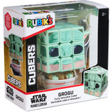 Spin Master Rubik's - Cubers 3x3 Grogu, Geschicklichkeitsspiel 