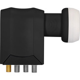 TechniSat Universal Single Cable Router 4 plus 4 Low Noise Block Converter, LNB schwarz, Retail