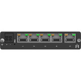 Teltonika TSW114, Switch schwarz, Ethernet Switch mit DIN-Schiene