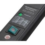 Brennenstuhl Premium-Line Steckdosenleiste 5-fach schwarz, 3 Meter, 60.000A Überspannungsschutz, 1 Main- und 4 Follow-Steckdosen