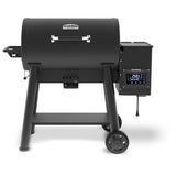 Broil King Crown Pellet Smoker 500 - BUNDLE schwarz, iQue Smart Steuerung, inkl. Schutzhülle