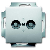 Busch-Jaeger Potentialausgleich Einsatzdose 2-fach Unterputz edelstahl, Retail