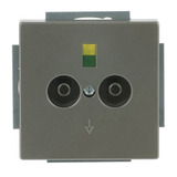 Busch-Jaeger Potentialausgleich Einsatzdose 2-fach Unterputz edelstahl, Retail