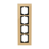 Busch-Jaeger Rahmen vierfach gold, Retail